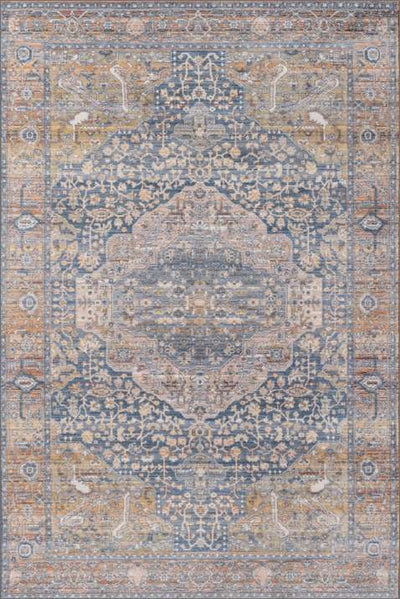 Asterlane Traditional Dark Blue & Light Rust Color - Asterlane