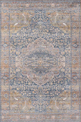 Asterlane Traditional Dark Blue & Light Rust Color - Asterlane