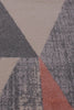 Asterlane Geometric Classic Gray with Pink Tint Rug